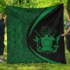 Cook Islands Coat Of Arms Polynesian Premium Quilt  Circle Style  08 J2  Quilt